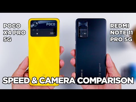 POCO X4 Pro 5G vs Redmi Note 11 Pro 5G SPEED TEST & CAMERA Comparison | Zeibiz