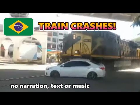 Brazilian Train Crash Compilation! - Trains vs Cars Compilation (Brazil)