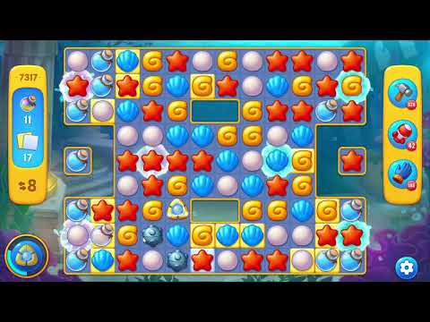 Fishdom 7317 Level - 17 moves - NO BooSTERS