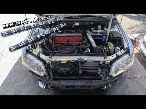 Wife’s Evo 8 gets a Upgraded HKS Cams and New Timing Belt Kit Replacement!