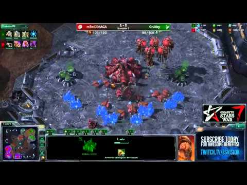 ESVTV - Gigabyte Stars War 7 - Grubby[P] VS mTwDIMAGA[Z] -  G4