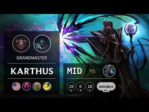 Karthus Mid vs Ekko - NA Grandmaster Patch 9.9