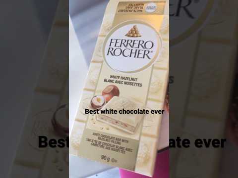 Did you 🤤try this?? Ferrero rocher white hazelnut #chocolate #dessert  #chocolates #ferrero #food