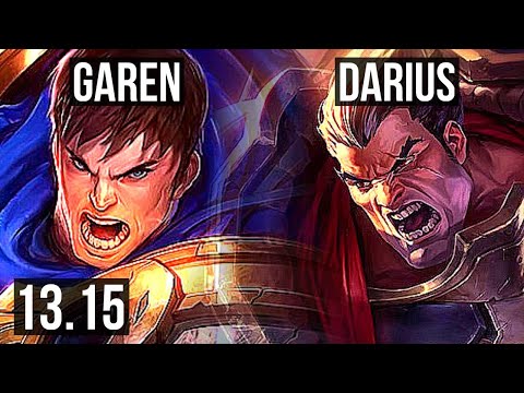 GAREN vs DARIUS (TOP) | 500+ games, 4/1/1 | NA Grandmaster | 13.15