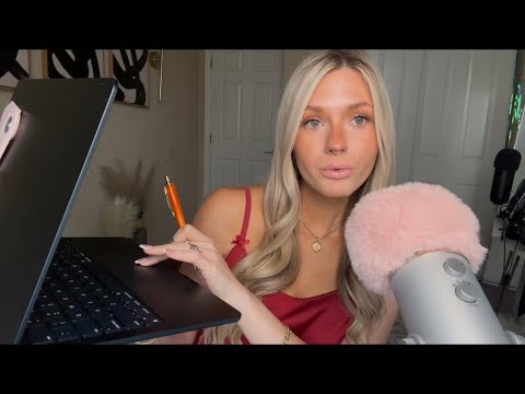 ASMR| Sweet Teacher Takes Class Attendance✏️ (Clicky Whisper/Softly Spoken)