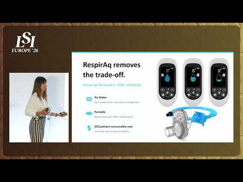 Sandra Grau-Bartual, RespirAq - Water-Free Active Humidification for Ventilation | LSI Europe '26