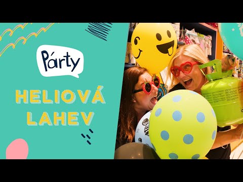 Heliová lahev pro každou balónkovou párty