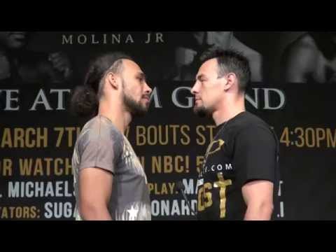 Keith Thurman vs. Robert Guerrero final face off before they fight
