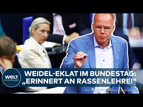 Video Thumbnail: AFD-VERBOT: Miersch attackiert Weidel im Bundestag scharf – „Erinnert an alte Zeiten!“