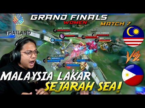 MALAYSIA VS PHILIPPINES MATCH 7 GRAND FINALS SEA Games 33rd ! (Women's)