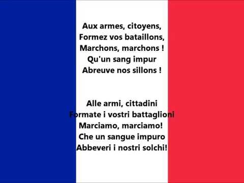 Inno nazionale della Francia - La Marsigliese (FR, IT lyrics)