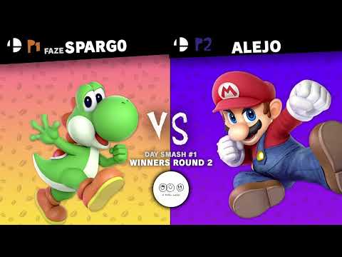 [WR2] FaZe|Sparg0 (Yoshi)  vs Alejo (Mario)  Day Smash #1