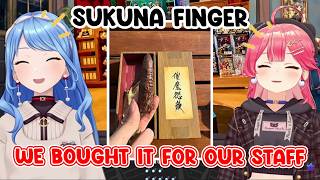 Miko and Suisei Visit USJ, Bring Back Sukuna Fingers for Staff and Get Hilarious Reactions