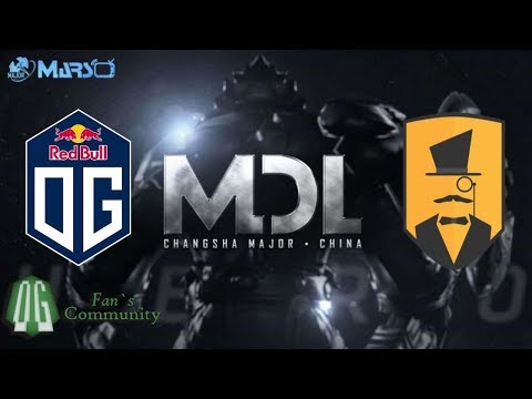 OG vs Moriarty -  Game 1 - MDL Changsha 2018 - Europe Qualifier - Group Stage