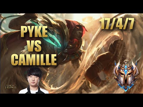 SKT T1 Khan Pyke Top  Vs Camille - KR Challenger Match Summary Patch 9.21