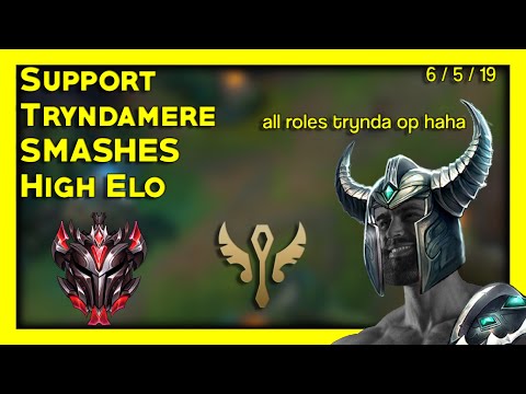 Support Tryndamere SMASHES High Elo - 5 role champ - Yasukeh