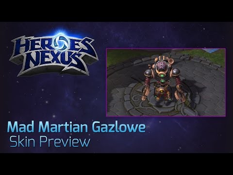 [Beta] Mad Martian Gazlowe Skin Preview - Heroes of the Storm