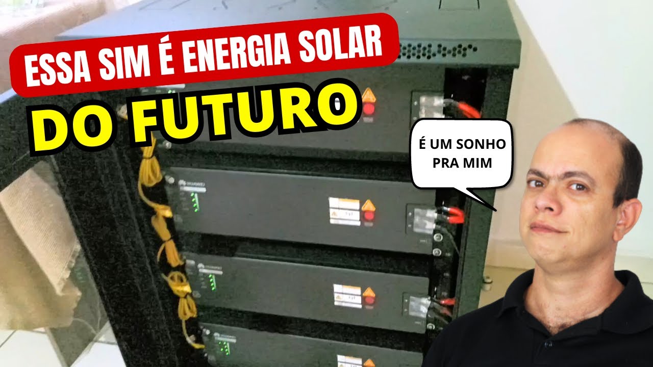Sonho de CONSUMO de todos que querem montar OFF GRID | Energia solar | Bateria de Lítio Huawei