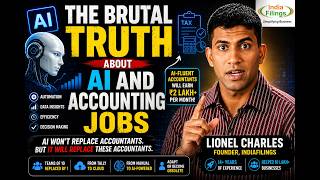 🚨 The Brutal Truth About AI and Accounting Jobs | IndiaFilings Founder Lionel Charles