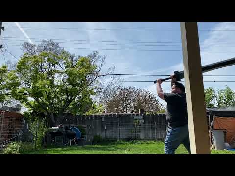 Proper Form Of How To Swing Guts’ Colossal Sword. 28 Pounds, 64 Inch, 6 Inch Wide. Combo 1