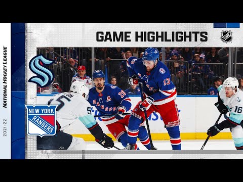 Kraken @ Rangers 1/30/22 | NHL Highlights
