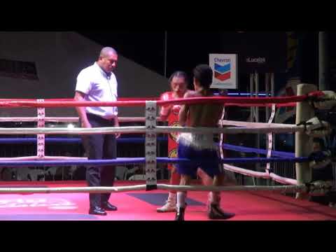 Oliver Acevedo G TKO 1R vs  José Rocha - 105 lbs - Bufalo Boxing