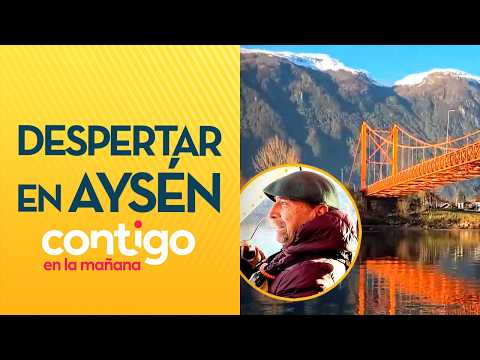 FRÍO DESPERTAR: Así se sintieron las bajas temperaturas en Puerto Aysén - Contigo en la Mañana