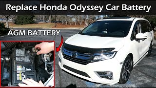 Replace Honda Odyssey Car Battery AGM | 2018 - 2025