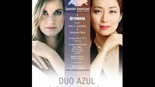 Duo Azul plays Souvenirs Op.28 by Samuel Barber