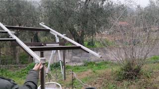 INSEGUITORE SOLARE.....doppio asse......lavori in esecuzione....parte 1