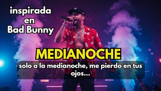 MEDIANOCHE – inspirada en Bad Bunny – solo a la medianoche, me pierdo en tus ojos…