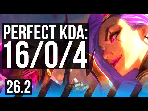 KATARINA vs YASUO (MID) | Perfect KDA: 16/0/4 | KR Master | 26.2