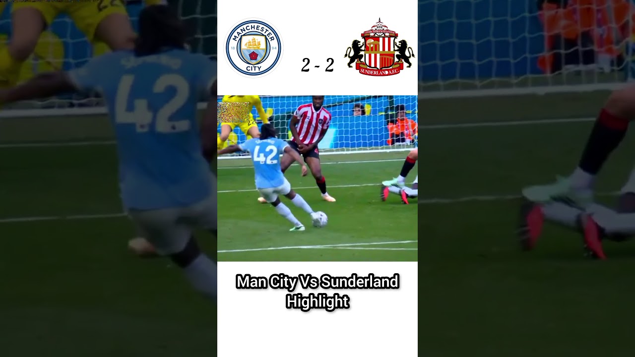mancity vs sunderland