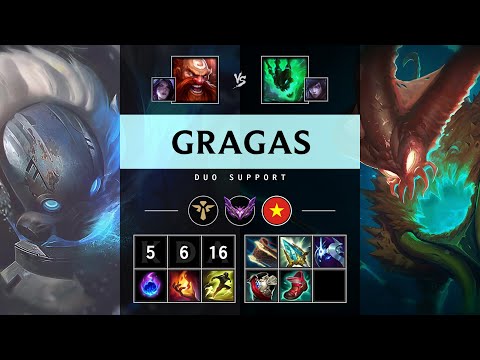 Gragas Support vs Thresh - VN Master Patch 25.17