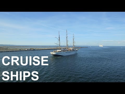 DaneWithADrone - Cruise ships in Copenhagen