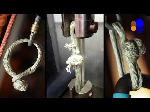 Hitchinnovation: double knot soft shackle breakload test