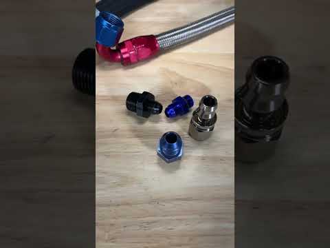 What are AN fittings and how does thread sizing work? #anfittings #automotive #racecar