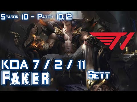 T1 Faker SETT vs LUCIAN Mid - Patch 10.12 KR Ranked