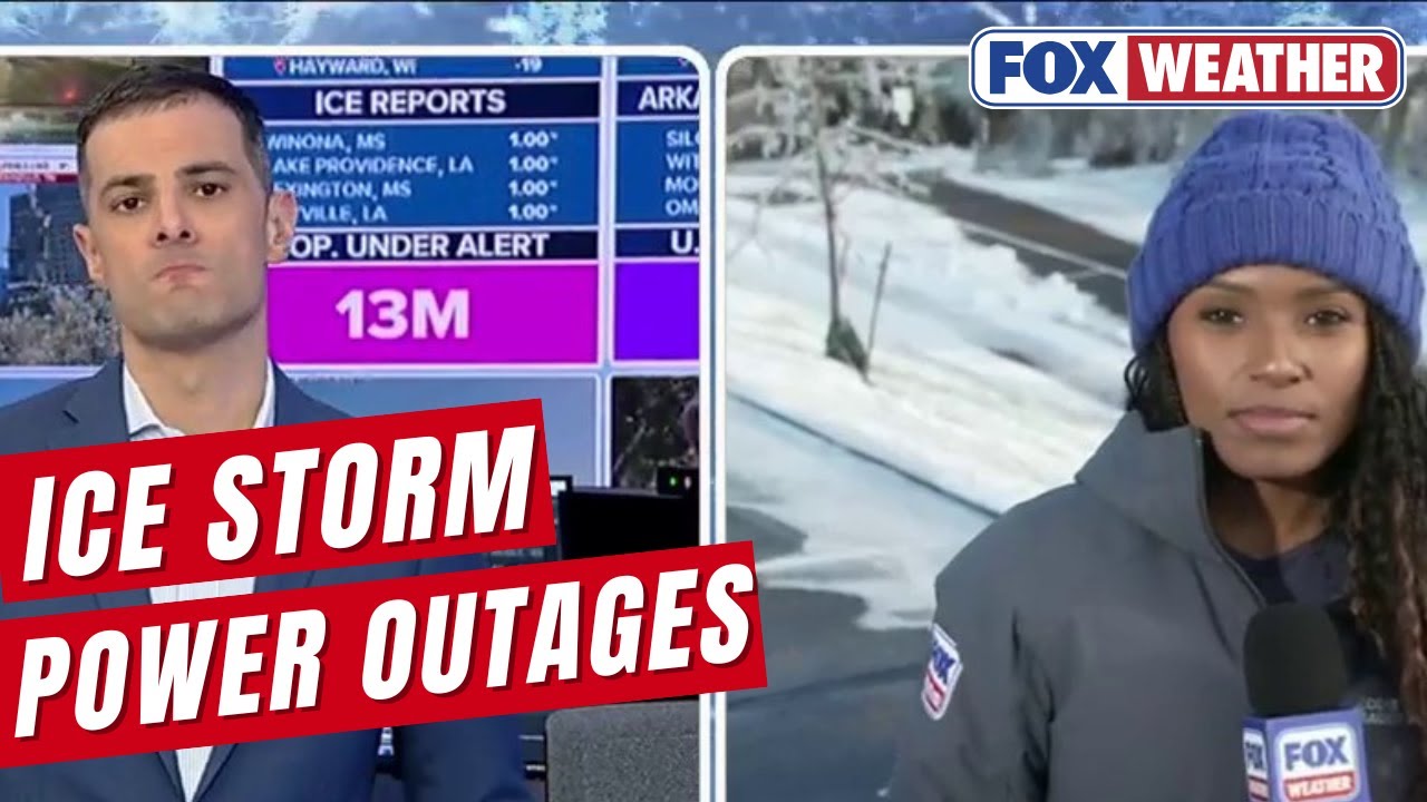 Powerful Ice Storms Cause Power Outages In Southern U.S.