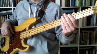 Salut les Amoureux - Joe Bel (Bass playalong / cover)
