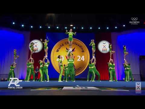 Team Australia Coed Elite ICU World Cheerleading Championship 2024 Finals
