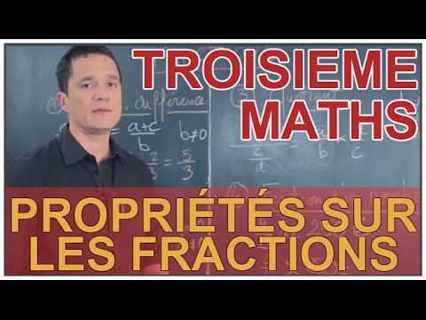 Rappel 3e : Fractions