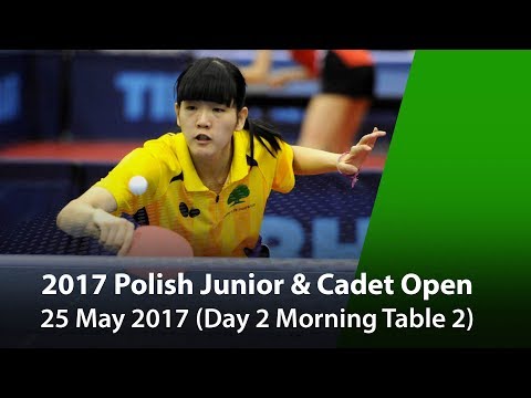 2017 ITTF Polish Junior & Cadet Open - Day 2 (Morning) Table 2