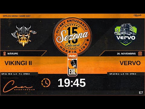 2025 11 26 | VIKINGI II (VN2) - VERVO (VRV) | E7