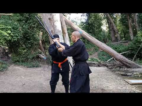 Shadow Hawk Koga Ryu Ninjitsu. Sword tatics close in fighting.