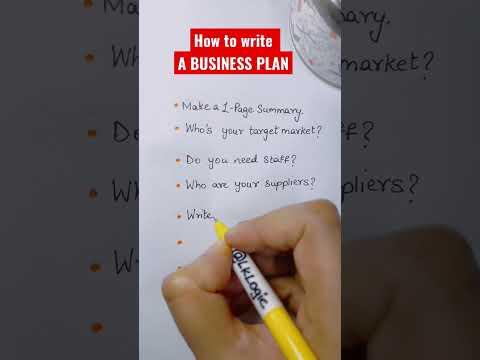 , title : 'How to write A BUSINESS PLAN ?'