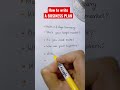 How To Write A BUSINESS PLAN