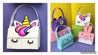 Download lagu Origami Handbag/How to make a Mini Handbag as a Unicorn, Cat, Bear and Bunny 👜 🐻 🦄 اوريغامي حقيبة mp3 Download lagu Origami Handbag/How to make a Mini Handbag as a Unicorn, Cat, Bear and Bunny 👜 🐻 🦄 اوريغامي حقيبة mp3