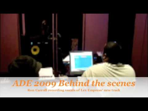 In the studio with Ron Carroll @ ADE 2009