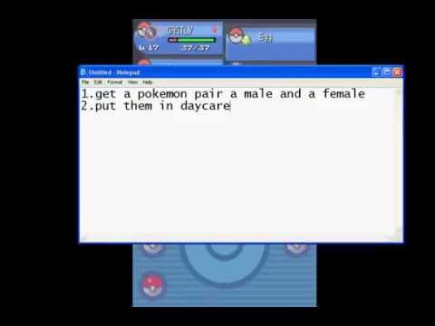 Pokemon Platinum-Breeding Pokemon
